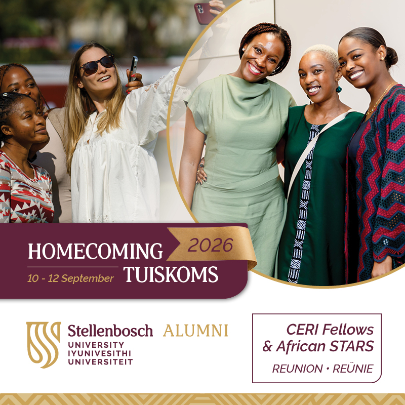 CERI Fellows & African STARS Reunion Stellenbosch University Homecoming Weekend